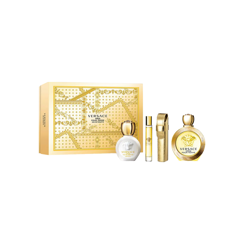 Versace Eros Pour Femme 4PC Set